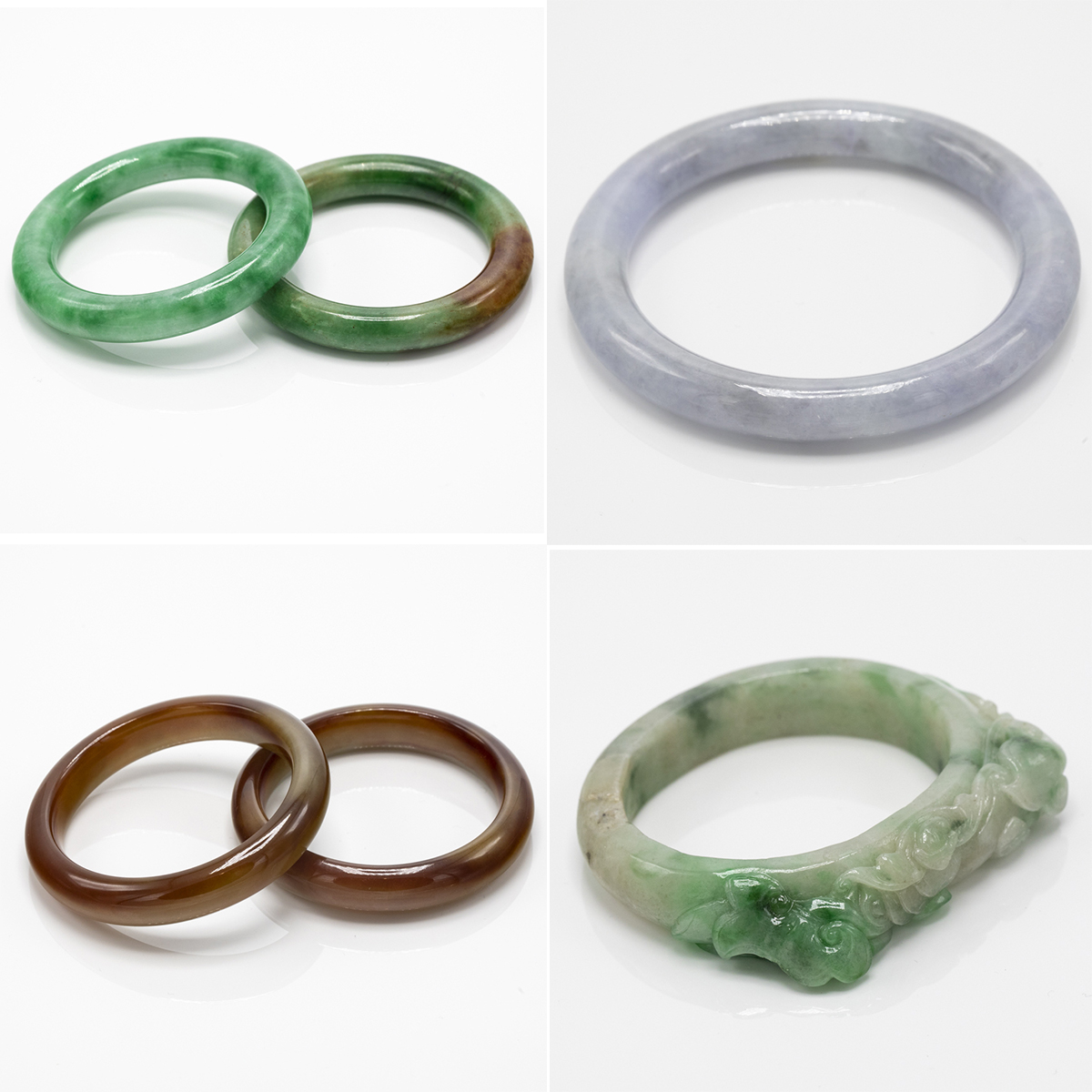 collection of natural jade bangles sold by Fine Estate, Inc. collection of natural jade bangles sold by Fine Estate, Inc. for $20,000