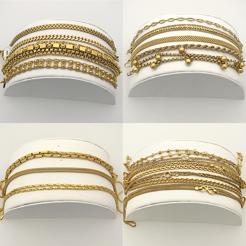 A collection of High Carat Gold Estate Jewelry Sold by Fine Estate, Inc. A collection of High Carat Gold Estate Jewelry Sold by Fine Estate, Inc.