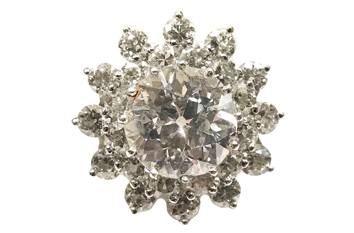 Large Diamond Ring Sold by Fine Estate Large Diamond Ring Sold by Fine Estate For $14,000