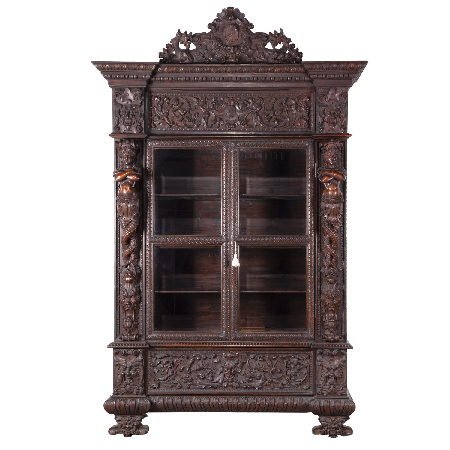 Lot: 108 R.J. Horner Bookcase (Price Realized with Buyers Premium: $10,800