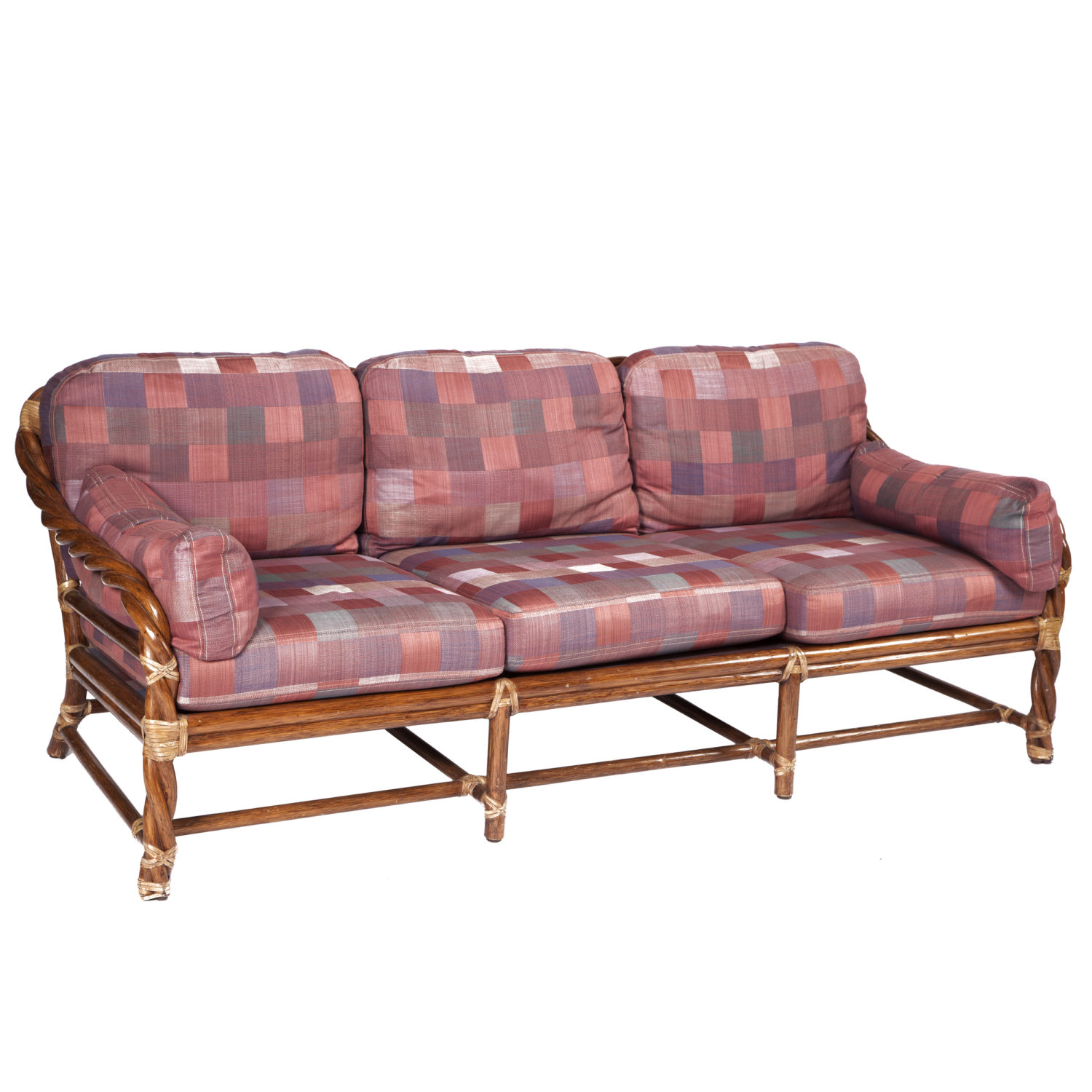 <p><a href="https://finesf.com/lot/mcguire-sofa-4019117">McGuire Twist  Couch by Elinor and John McGuire (A-50/SL)</a></p>