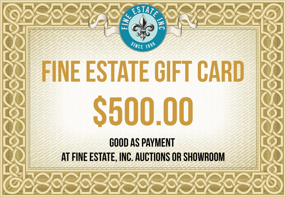 500 Gift Card Fine Estate, Inc.