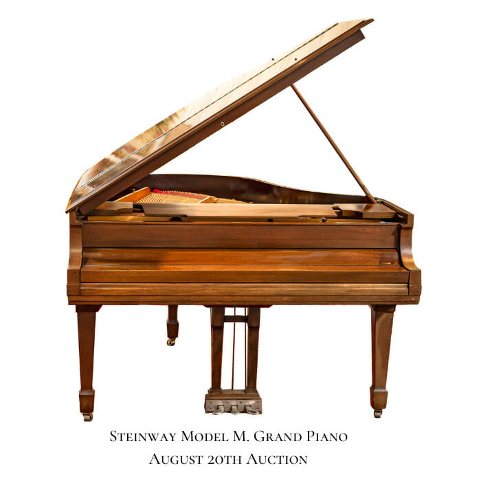 steinway grand m piano  for auction in San Rafael California