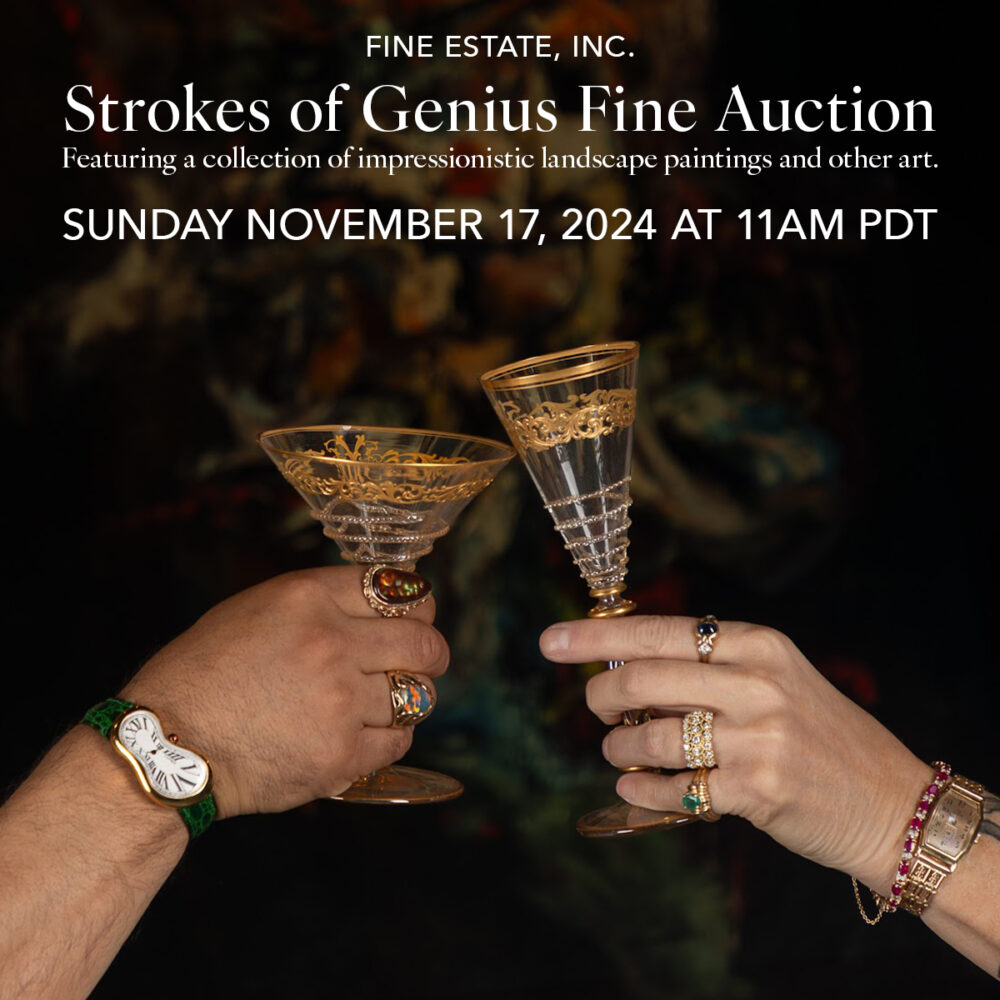 strokes of genius fine auction