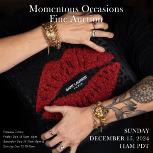 momentous occasions december 15 auction