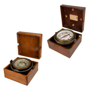 Frank Morrison and Son and David Baker nautical compasses