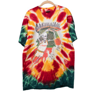 vintage 1992 Grateful Dead Lithuania Olympic basketball T-shirt by liquid blue and signed by JERRY GARCIA
