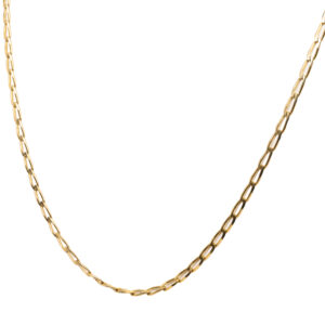 14k curb link chain necklace