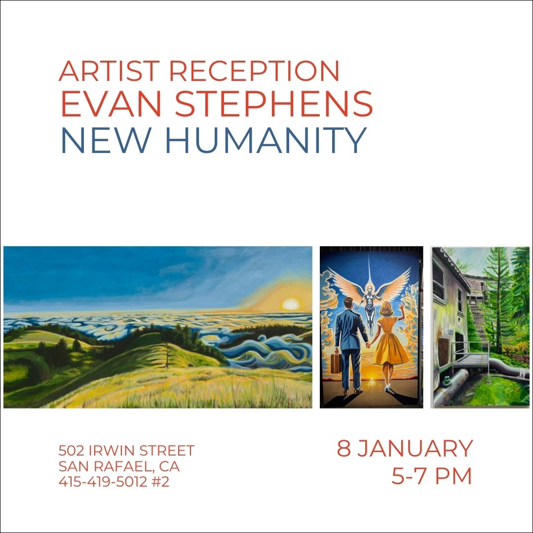 artist reception for Evan Stephens